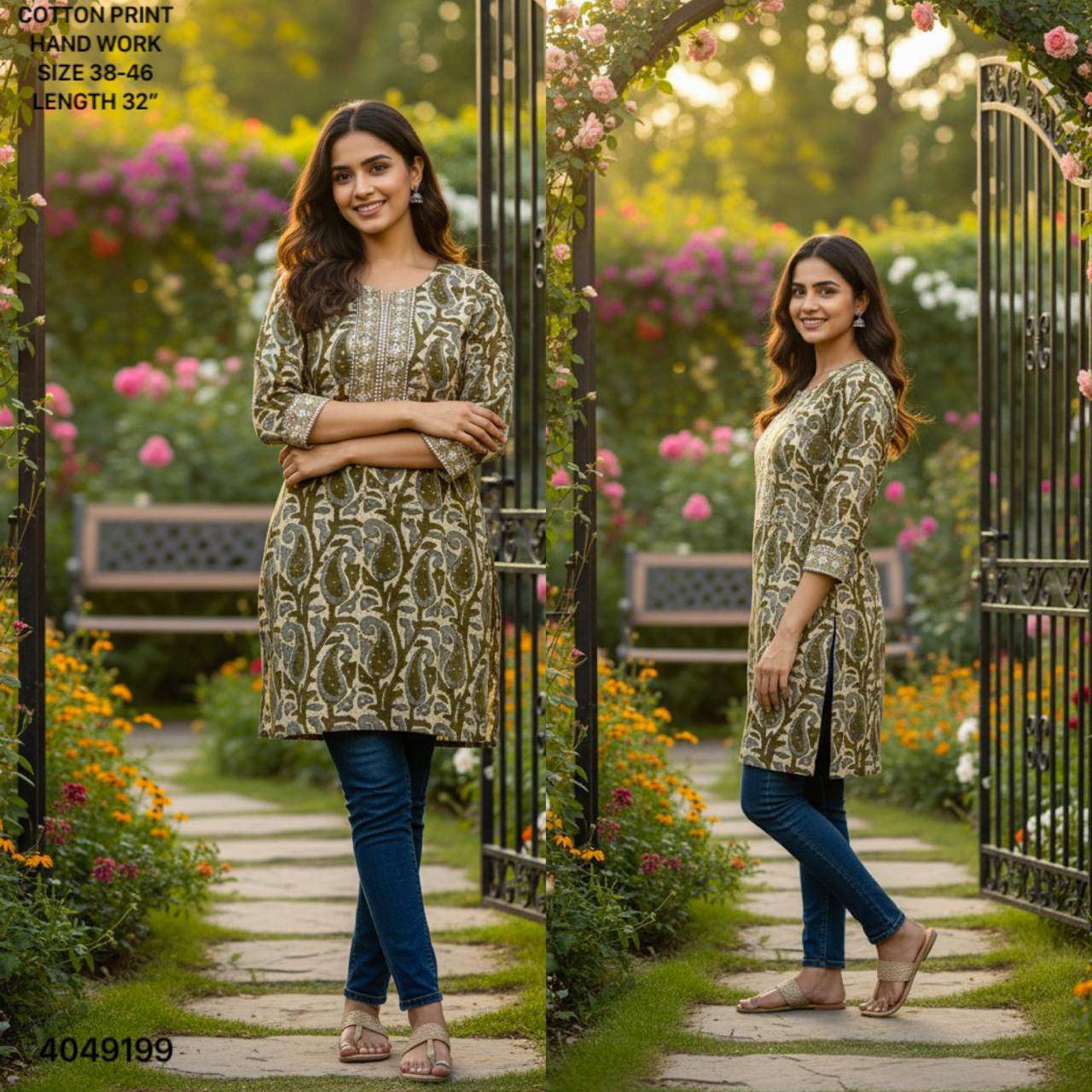 Naisha 579 Kurti wholesale market in Surat